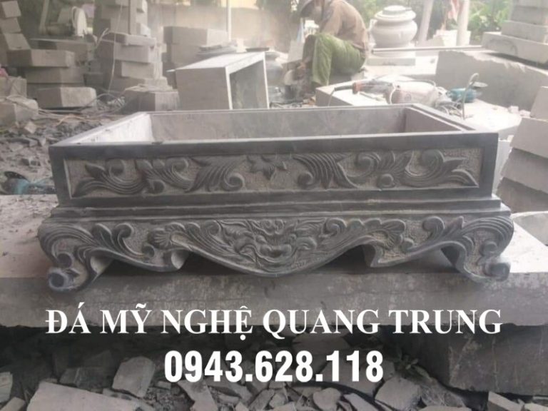 Bể Cây cảnh bằng đá tự nhiên nguyên khối đẹp