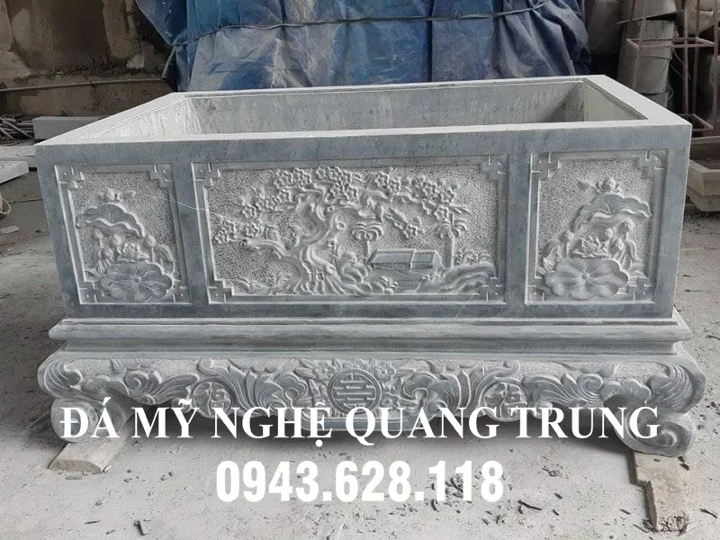 Chậu Cảnh đá nguyên khối đẹp năm 2023 - Đá Mỹ Nghệ Quang Trung Ninh Bình
