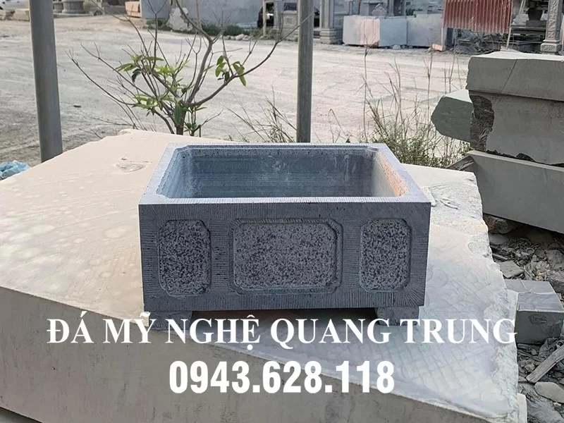 Mẫu Bể đá cảnh cho cây Bonsai đẹp nguyên khối - Đá Mỹ Nghệ Quang Trung Ninh Bình