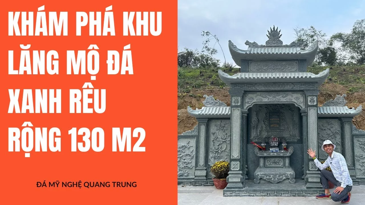khu lang mo da xanh reu 130 m2 dep tai quy hop nghe an Lăng mộ đá, Mộ đá Ninh Bình