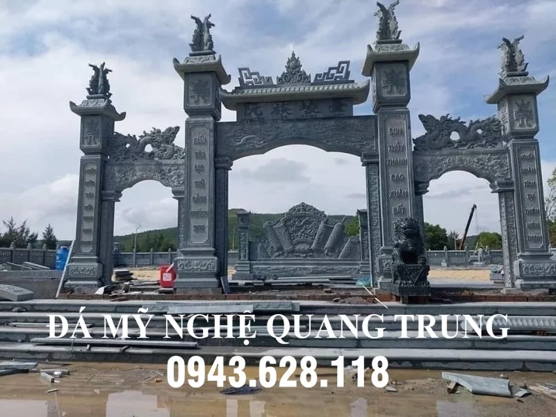 Cong da tam quan dep da xanh tu hien Lăng mộ đá, Mộ đá Ninh Bình