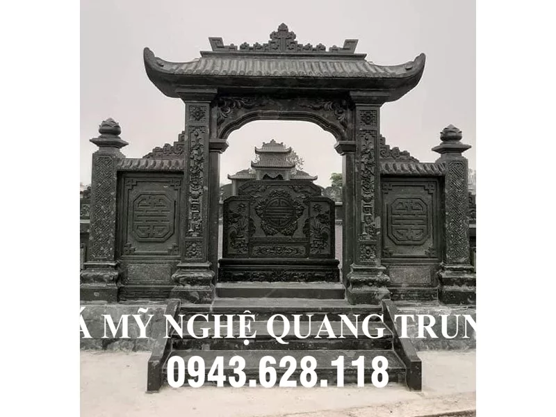 Cong da xanh reu mot mai nguyen khoi Lăng mộ đá, Mộ đá Ninh Bình