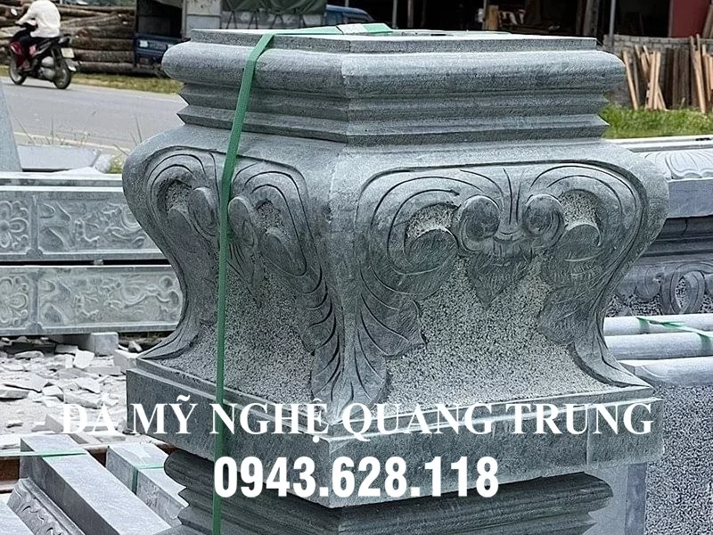 Mẫu Chân tảng đá cột đồng trụ đẹp - Đá Mỹ Nghệ Quang Trung Ninh Bình