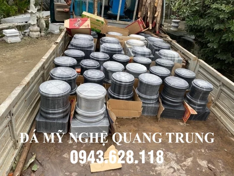 Mẫu Tảng Cột đá tròn đẹp - Đá Mỹ Nghệ Quang Trung Ninh Bình
