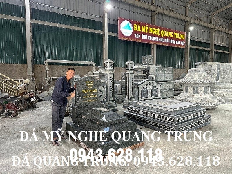 Mộ đá granite Quang Trung