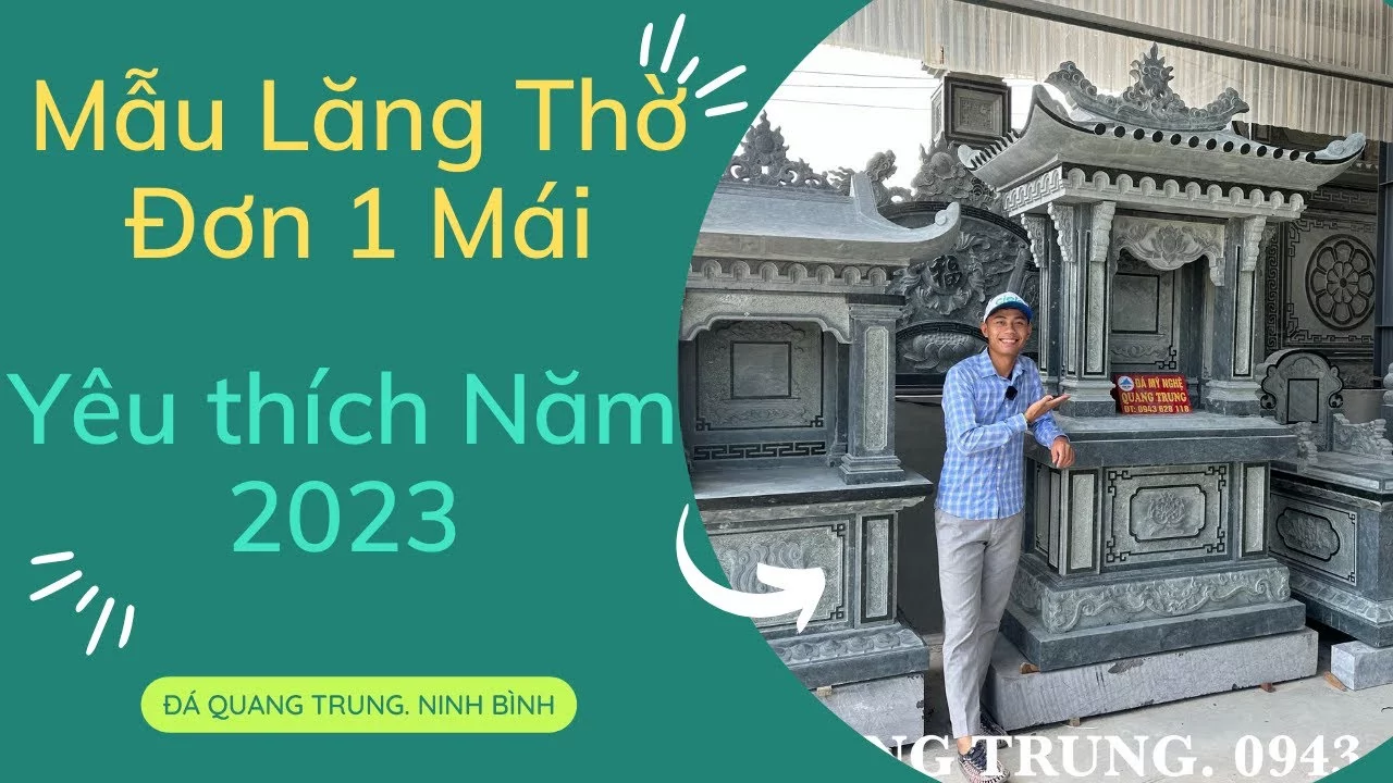 Mẫu Lăng Thờ Đơn Đá Xanh Rêu Đẹp Nhất Năm 2023 - Đá Mỹ Nghệ Quang Trung Ninh Bình