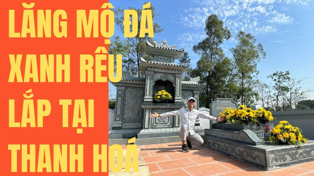 lang mo da xanh reu lap dat tai hoang hoa thanh hoa Lăng mộ đá, Mộ đá Ninh Bình