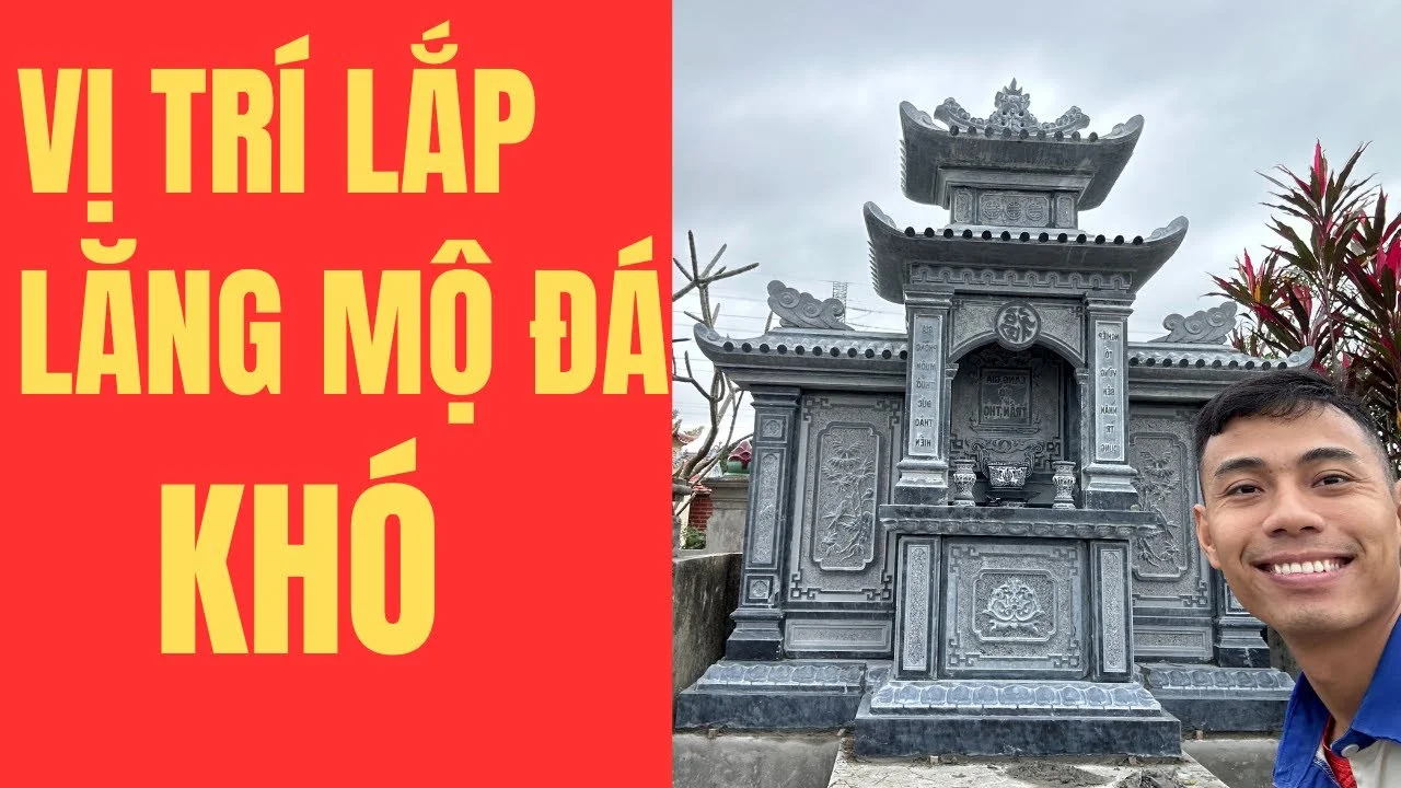 Lắp lăng thờ đá ở những vị trí đường vào rộng 1 mét - Đá Quang Trung Ninh Bình - Đá Mỹ Nghệ Quang Trung Ninh Bình