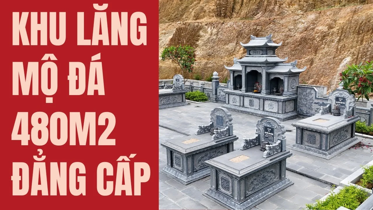 lang mo da rong 480 m2 dep tai huyen tan ky nghe an Lăng mộ đá, Mộ đá Ninh Bình