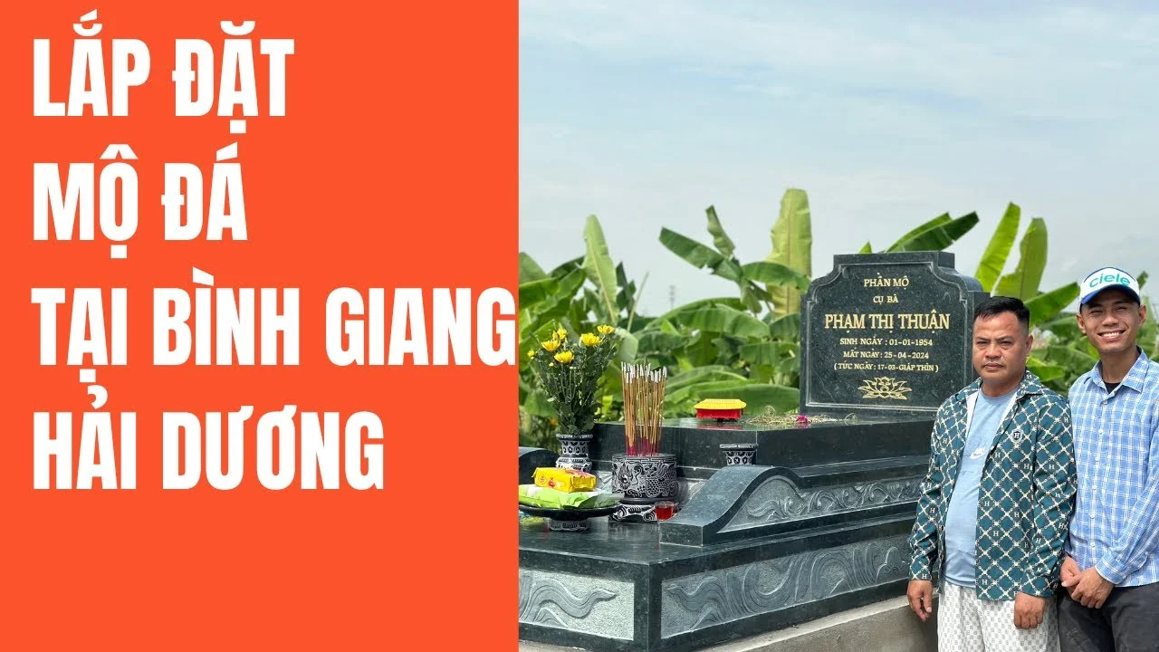 mau mo da xanh reu tai binh giang hai duong moda Lăng mộ đá, Mộ đá Ninh Bình
