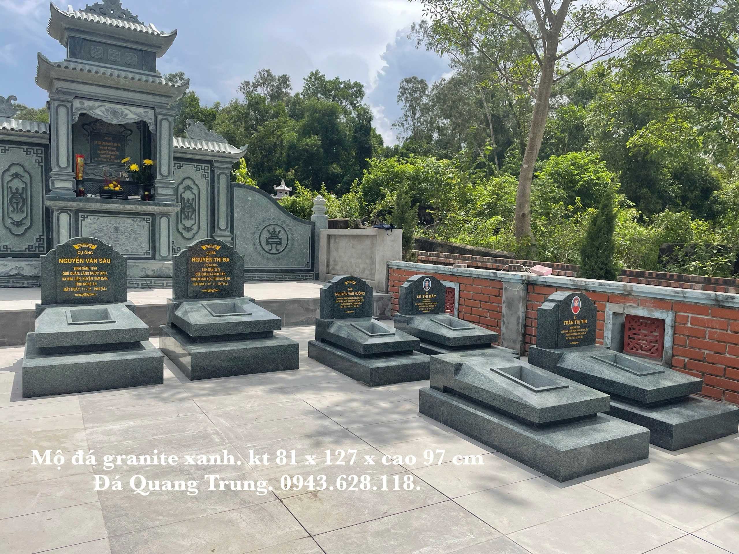 Mo da granite xanh Binh Dinh Lăng mộ đá, Mộ đá Ninh Bình