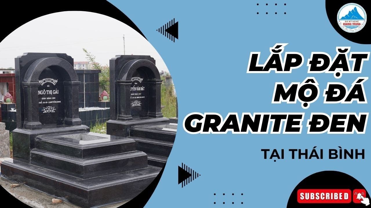 mo da granite den tu nhien tai thai binh Lăng mộ đá, Mộ đá Ninh Bình