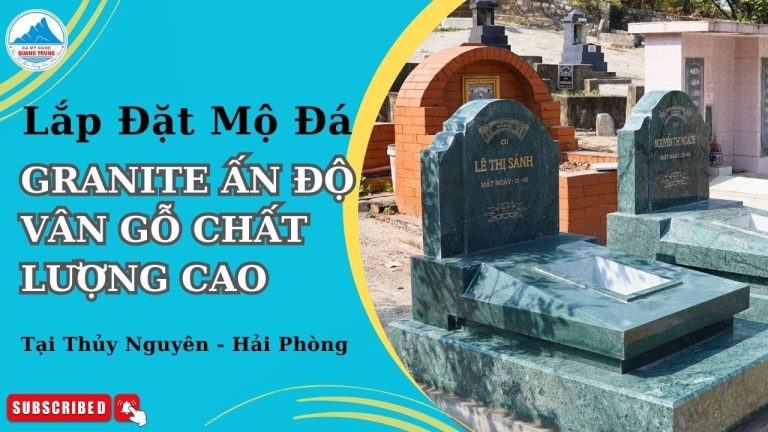 Mộ Đá Granite Vân Gỗ Chất Lượng Cao