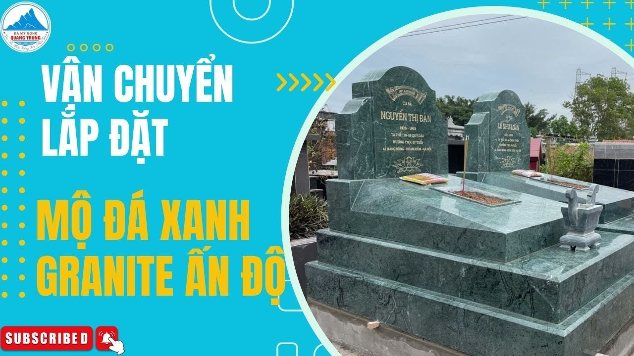 mo da xanh granite an do cao cap modagranite Lăng mộ đá, Mộ đá Ninh Bình