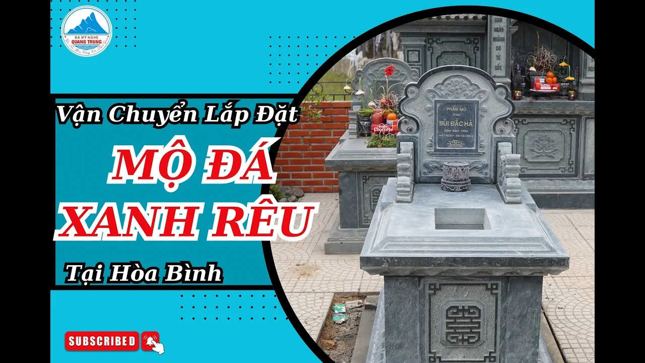 mo da xanh reu mo da dep lap tai hoa binh Lăng mộ đá, Mộ đá Ninh Bình