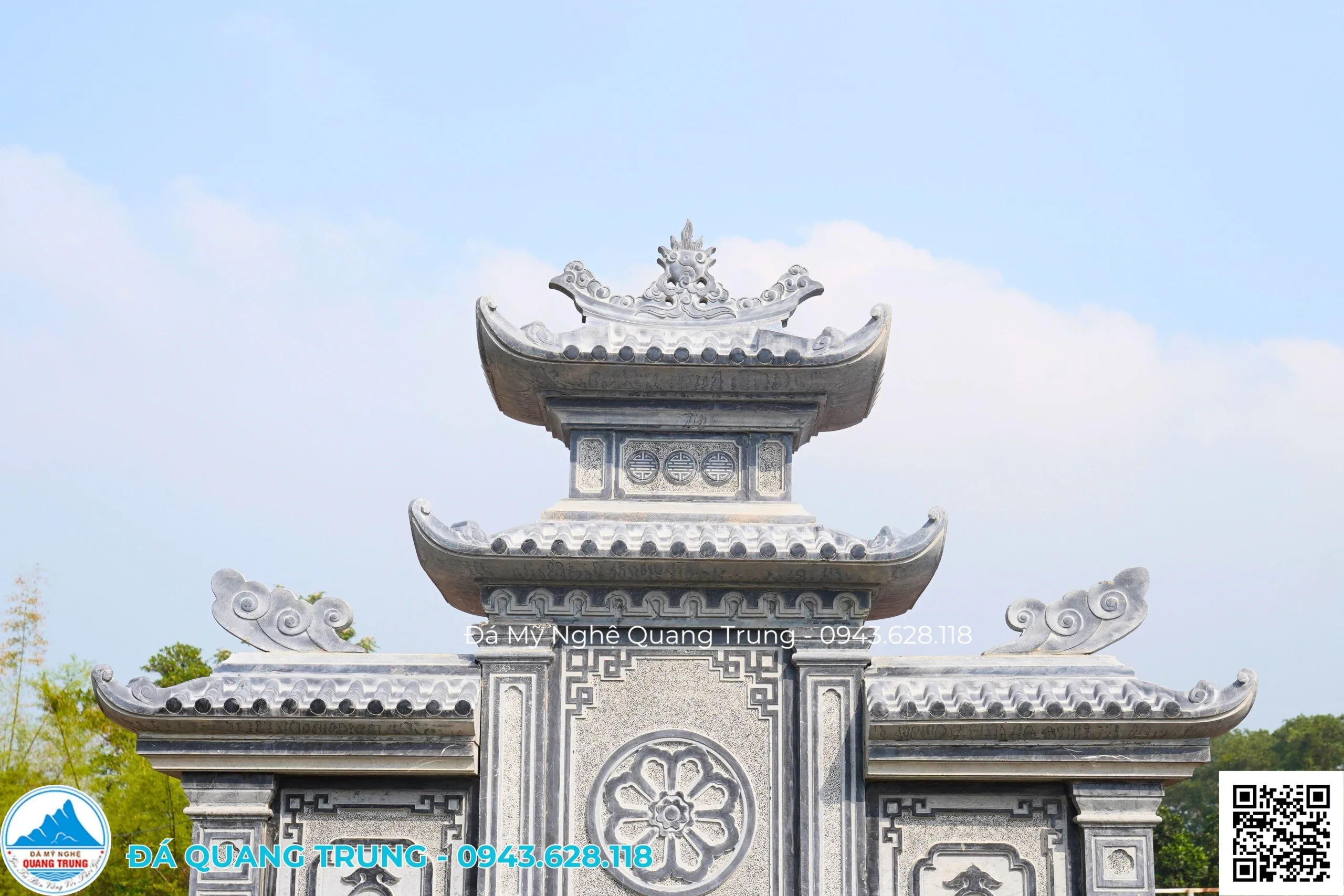 Với Tài Chính Khoảng Hơn 100 Triệu Có Thể Làm Được Khuôn Viên Khu Lăng Mộ Như Thế Nào? - Đá Mỹ Nghệ Quang Trung Ninh Bình