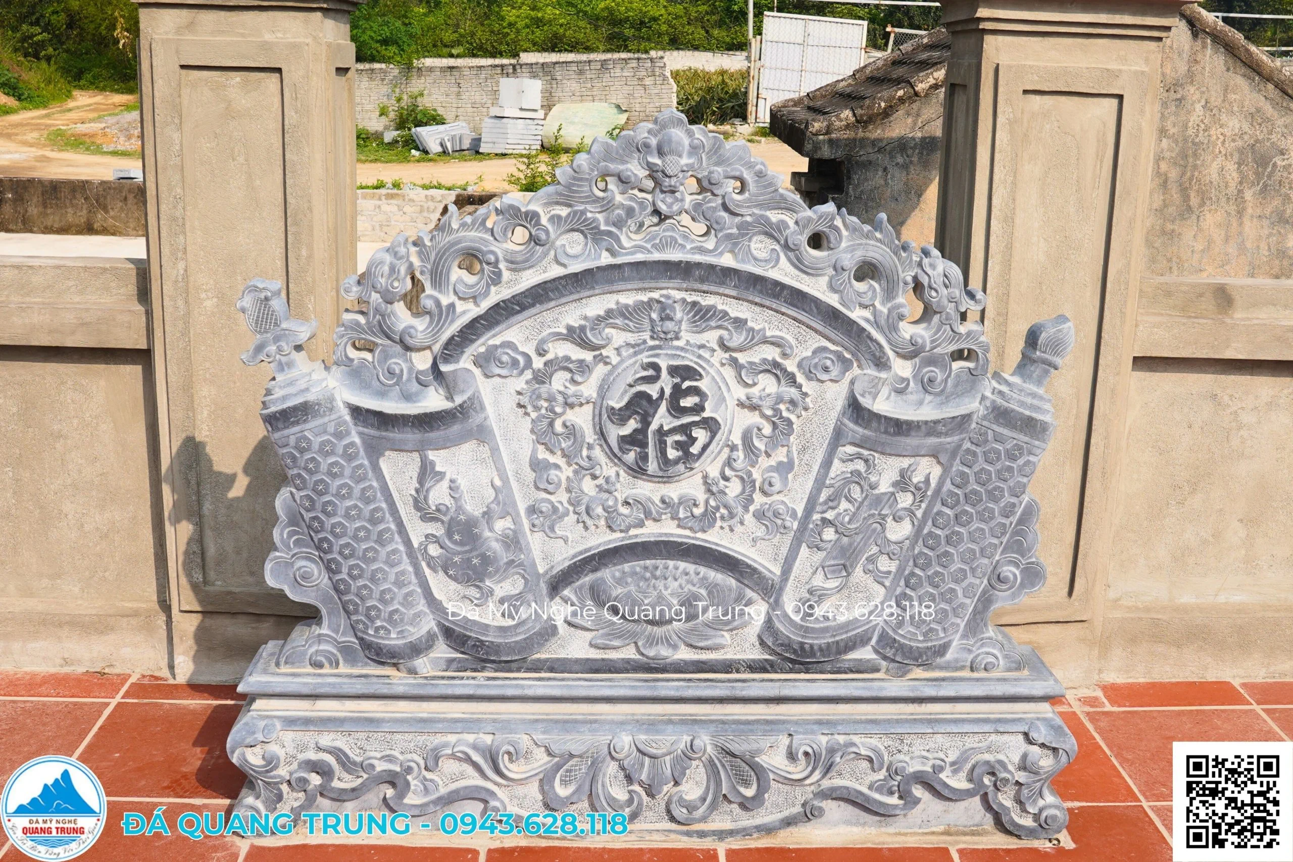 Với Tài Chính Khoảng Hơn 100 Triệu Có Thể Làm Được Khuôn Viên Khu Lăng Mộ Như Thế Nào? - Đá Mỹ Nghệ Quang Trung Ninh Bình