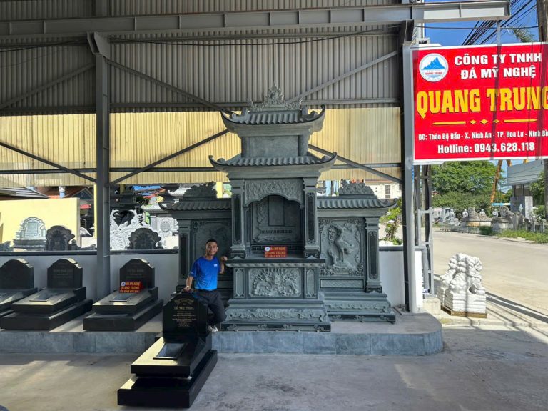 Lăng thờ cánh đá xanh rêu 2025: Nét đẹp tinh hoa, vững bền vĩnh cửu
